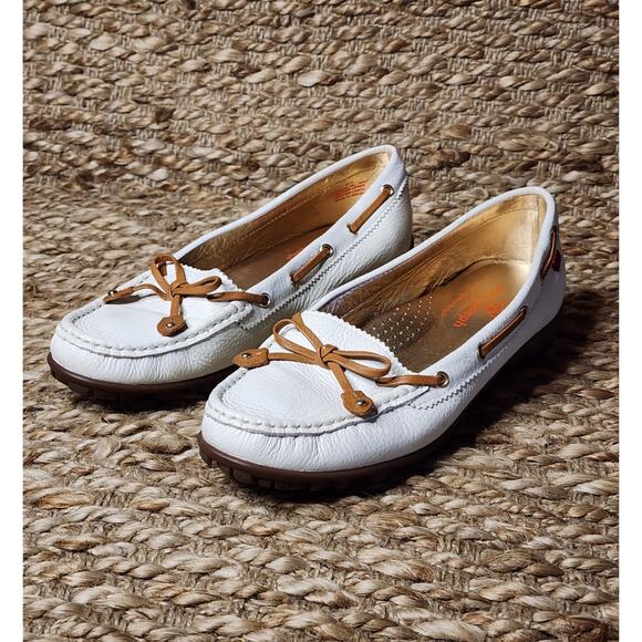 MARC JOSEPH NEW YORK Cypress Hill Womens 6.5 Leather White Golf Shoes MSRP $165 - Picture 2 of 13